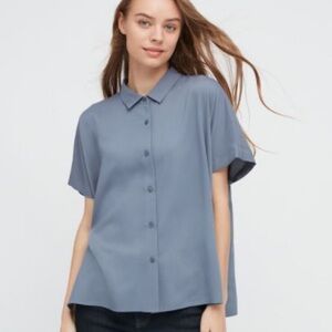 Uniqlo Drop Sleeve Button Down Shirt